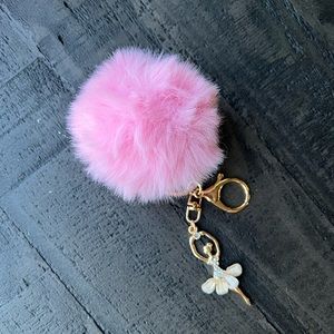Soft Pink Ballerina Pompom